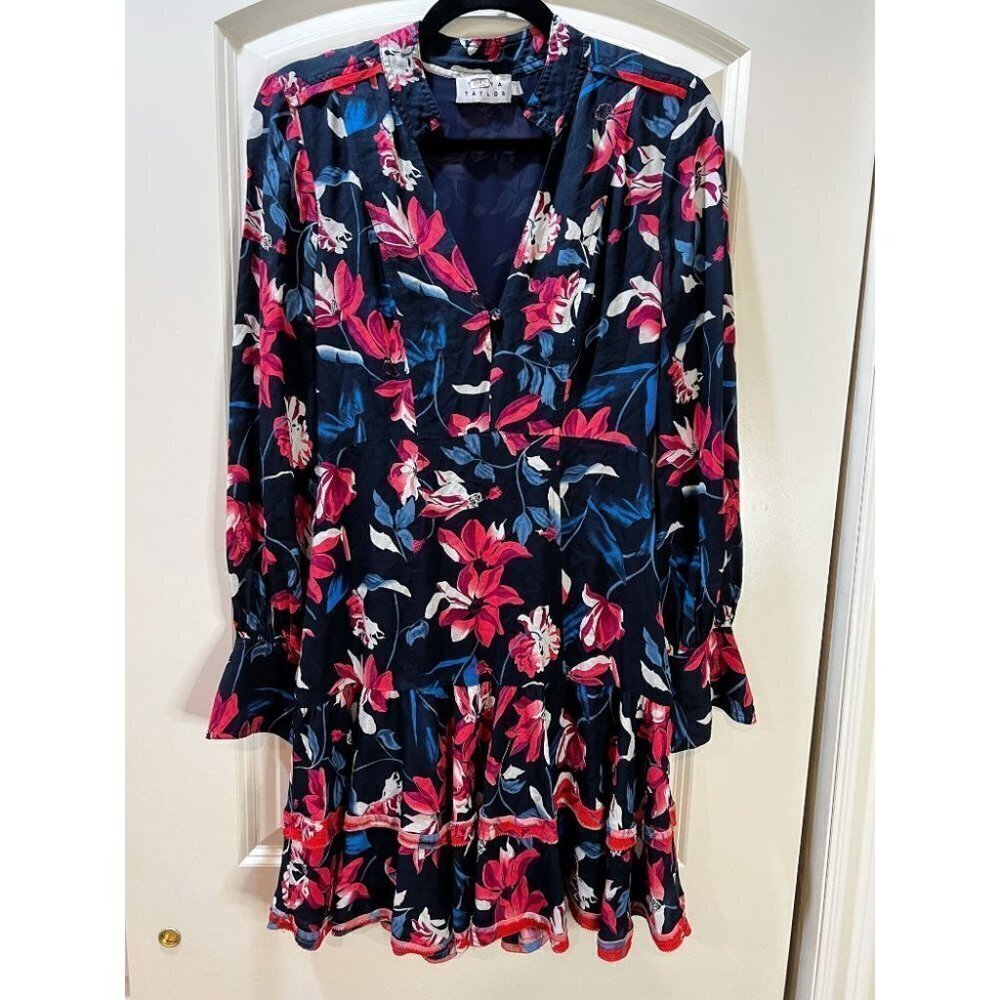 Tanya Taylor Navy Tulip Poppy Dress $595 - Picture 6 of 11